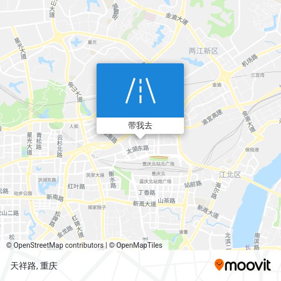 天祥路地图