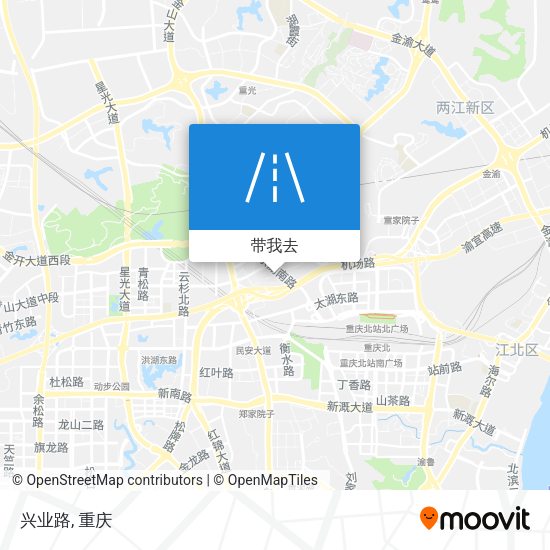 兴业路地图