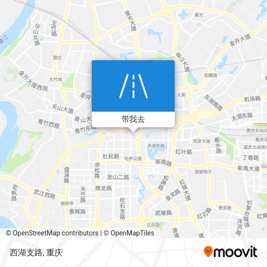西湖支路地图