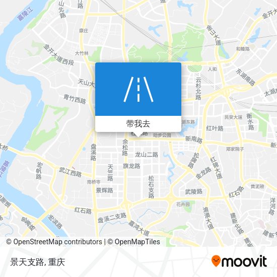 景天支路地图