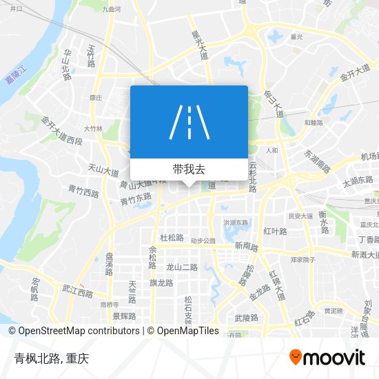 青枫北路地图