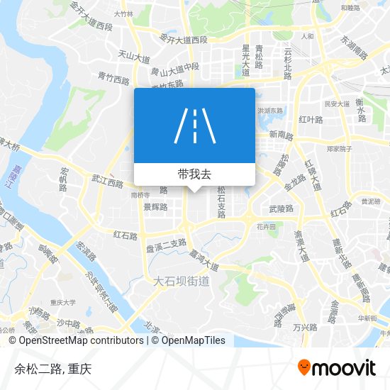 余松二路地图