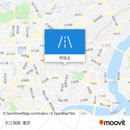 天江南路地图