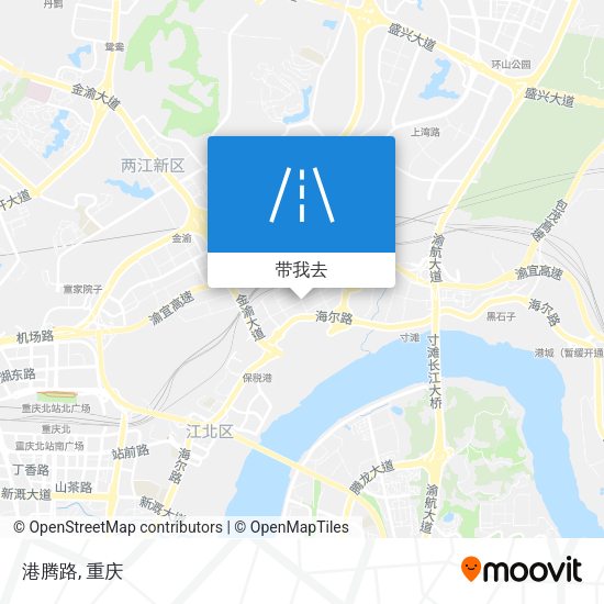 港腾路地图