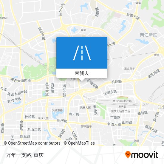 万年一支路地图