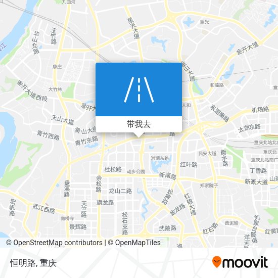恒明路地图