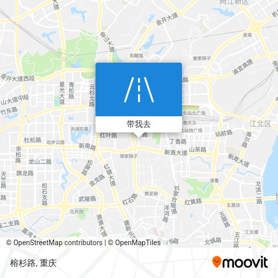 榕杉路地图