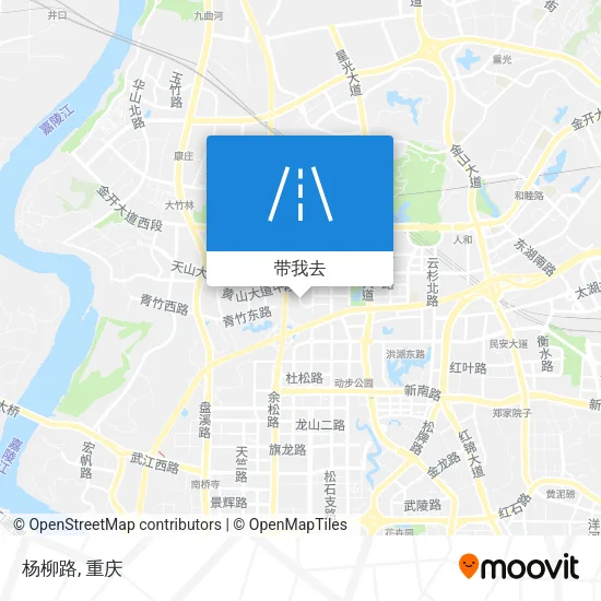 杨柳路地图