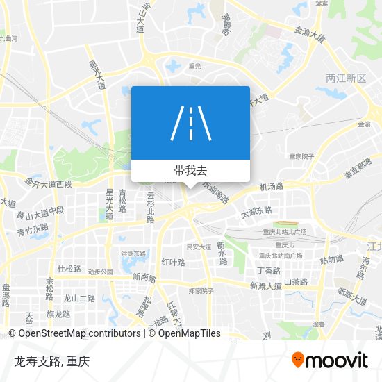 龙寿支路地图