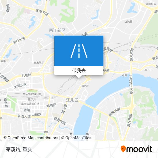 茅溪路地图