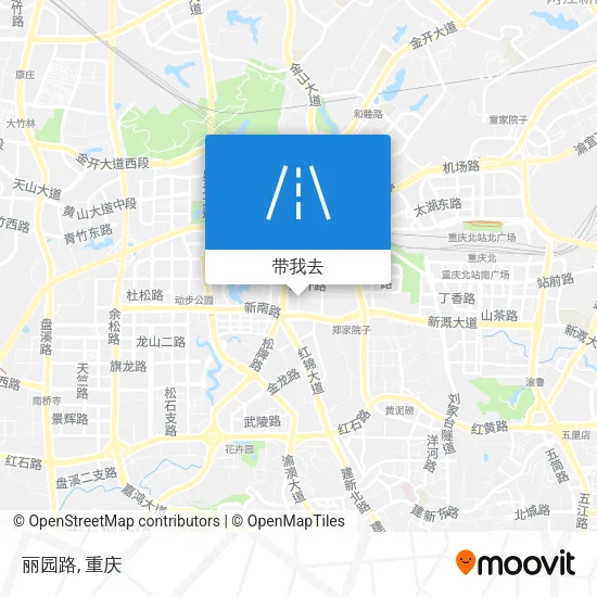 丽园路地图