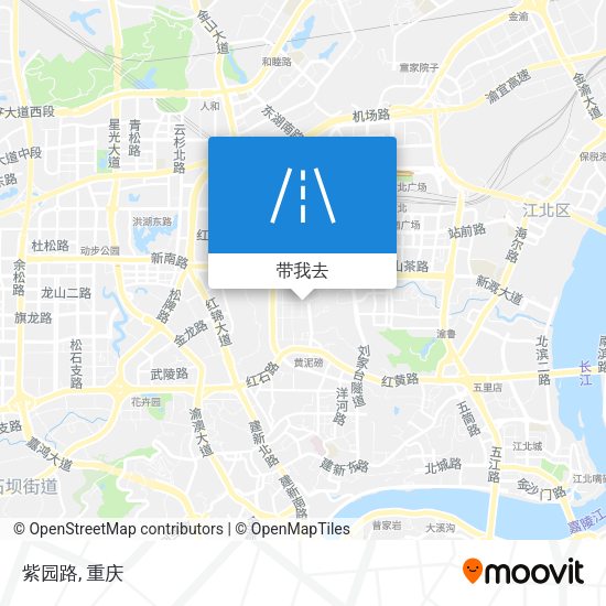 紫园路地图