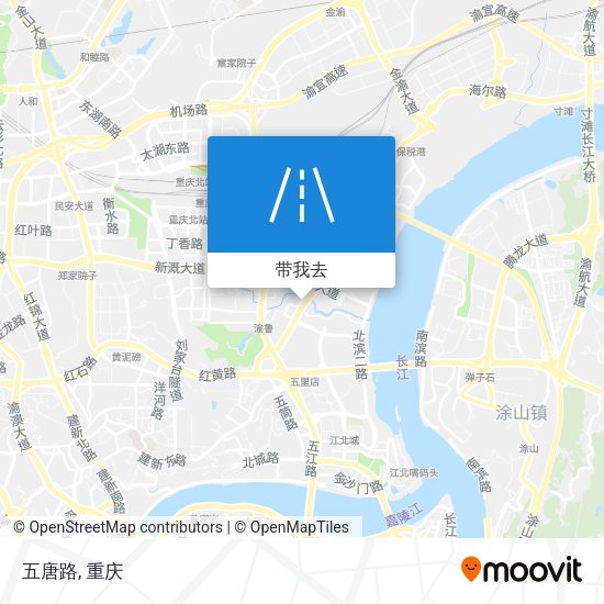 五唐路地图