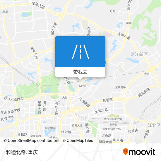 和睦北路地图