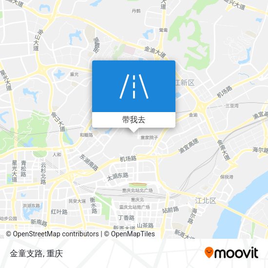 金童支路地图