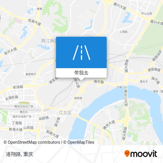 港翔路地图