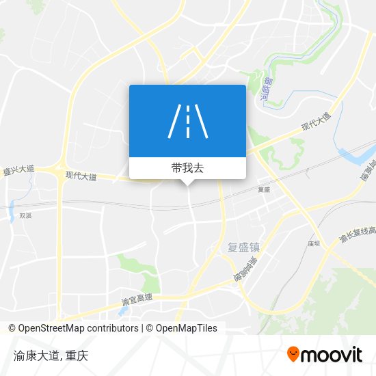 渝康大道地图