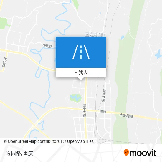 通园路地图
