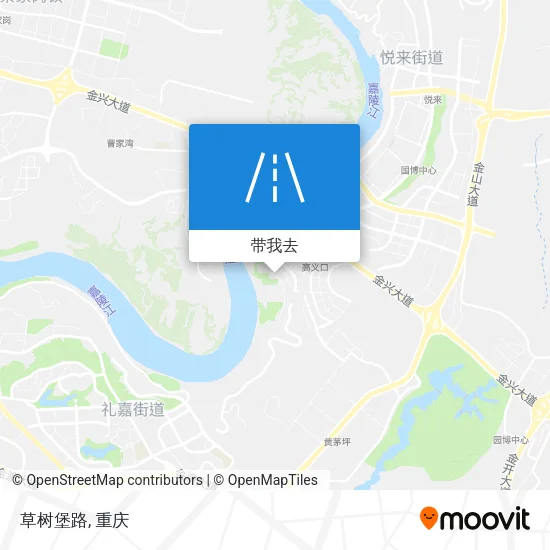 草树堡路地图