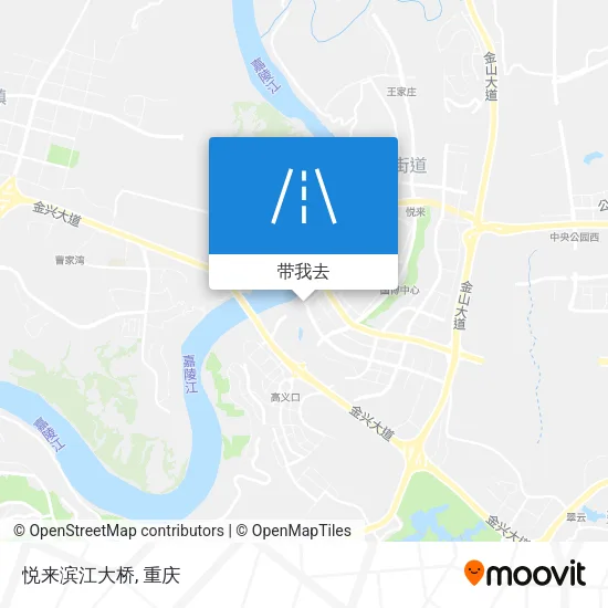 悦来滨江大桥地图