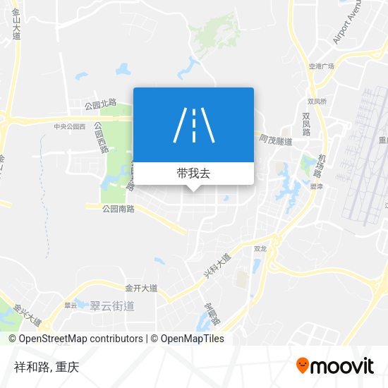 祥和路地图