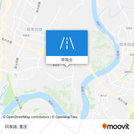 同泰路地图