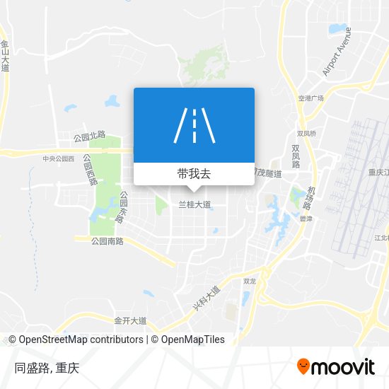 同盛路地图
