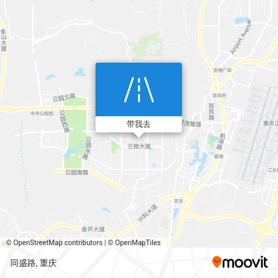 同盛路地图