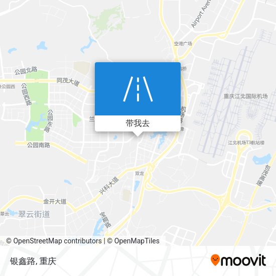 银鑫路地图