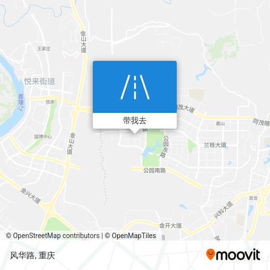 风华路地图