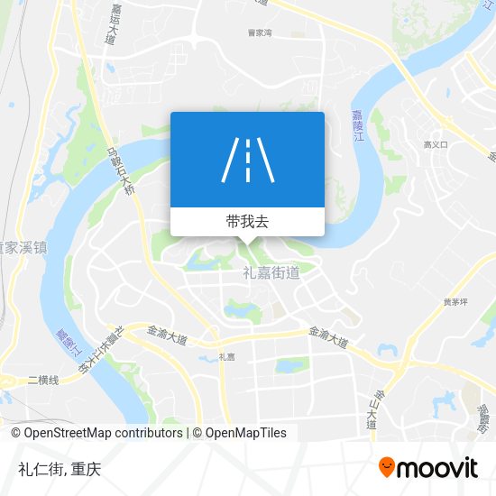礼仁街地图