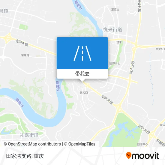 田家湾支路地图