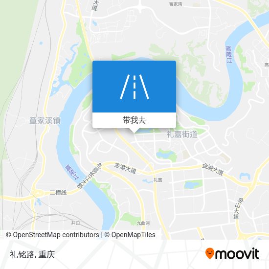 礼铭路地图