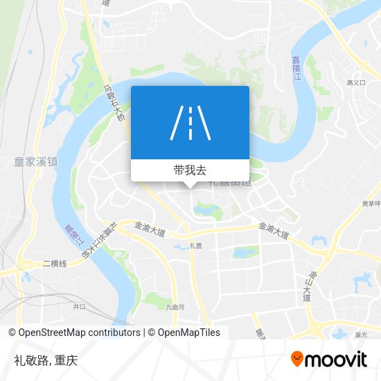 礼敬路地图