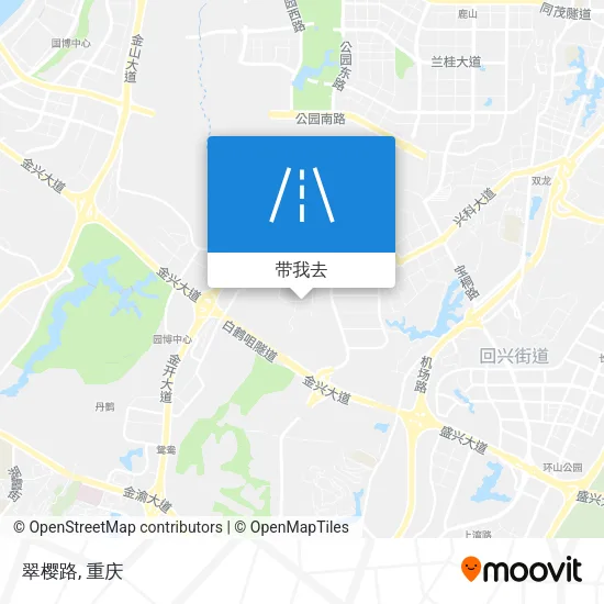 翠樱路地图