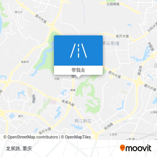 龙展路地图