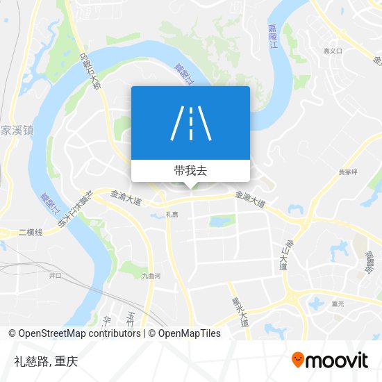 礼慈路地图