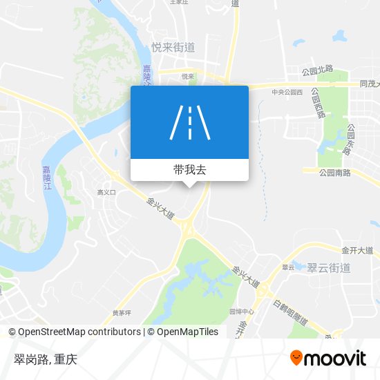 翠岗路地图