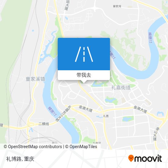 礼博路地图