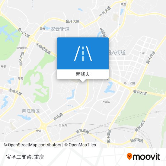 宝圣二支路地图