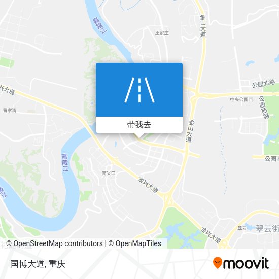 国博大道地图