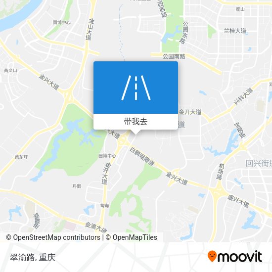 翠渝路地图