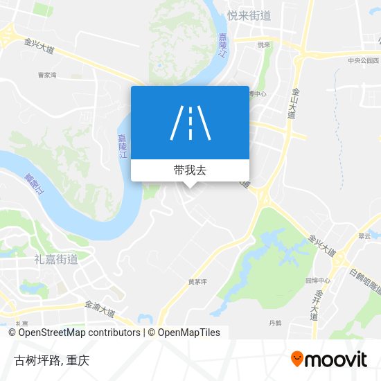 古树坪路地图