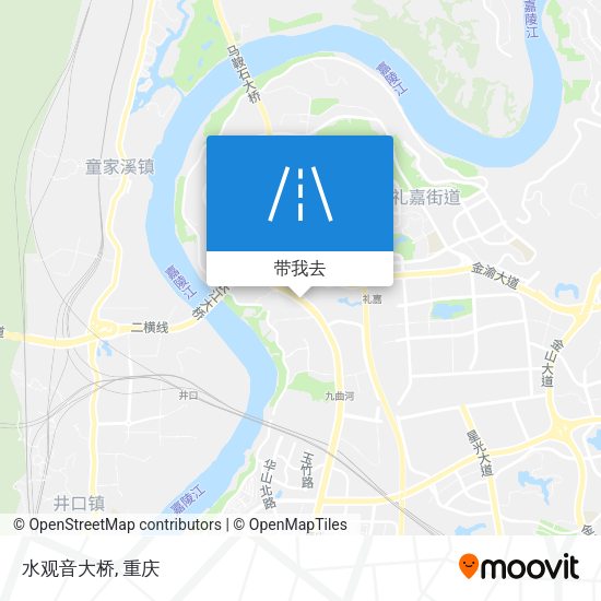 水观音大桥地图