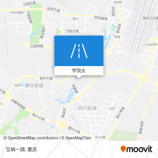 宝桐一路地图