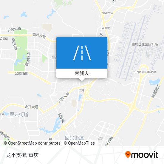 龙平支街地图