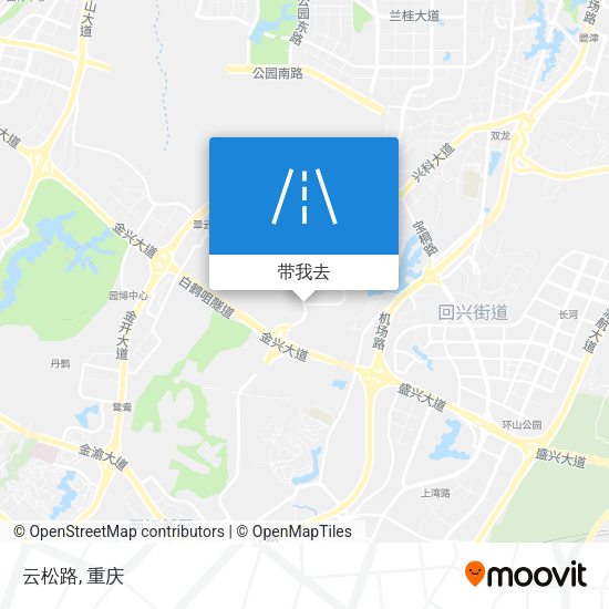 云松路地图