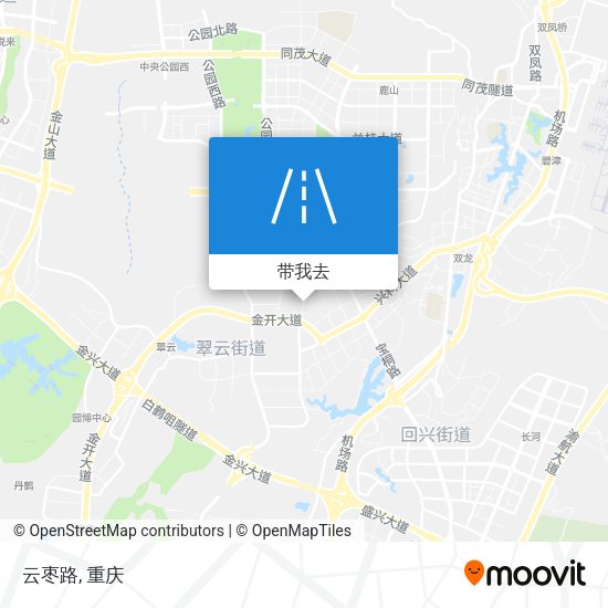 云枣路地图