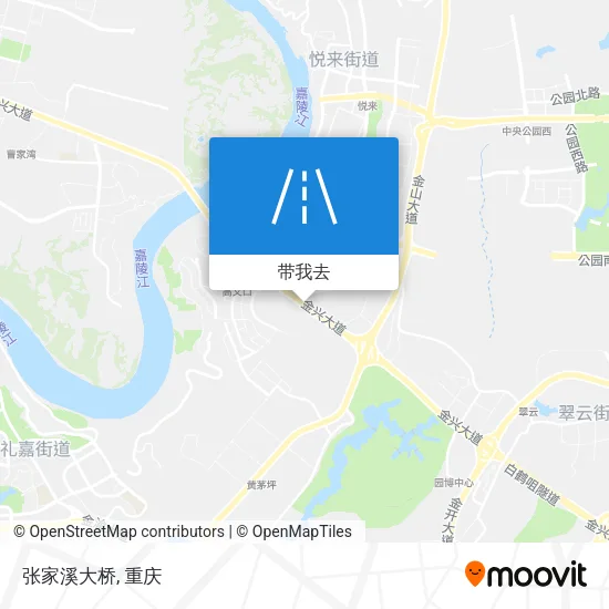 张家溪大桥地图