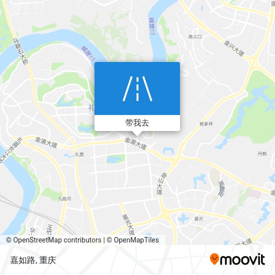 嘉如路地图
